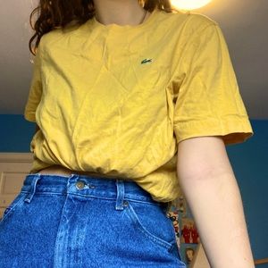 Lacoste Yellow T-Shirt -SOLD